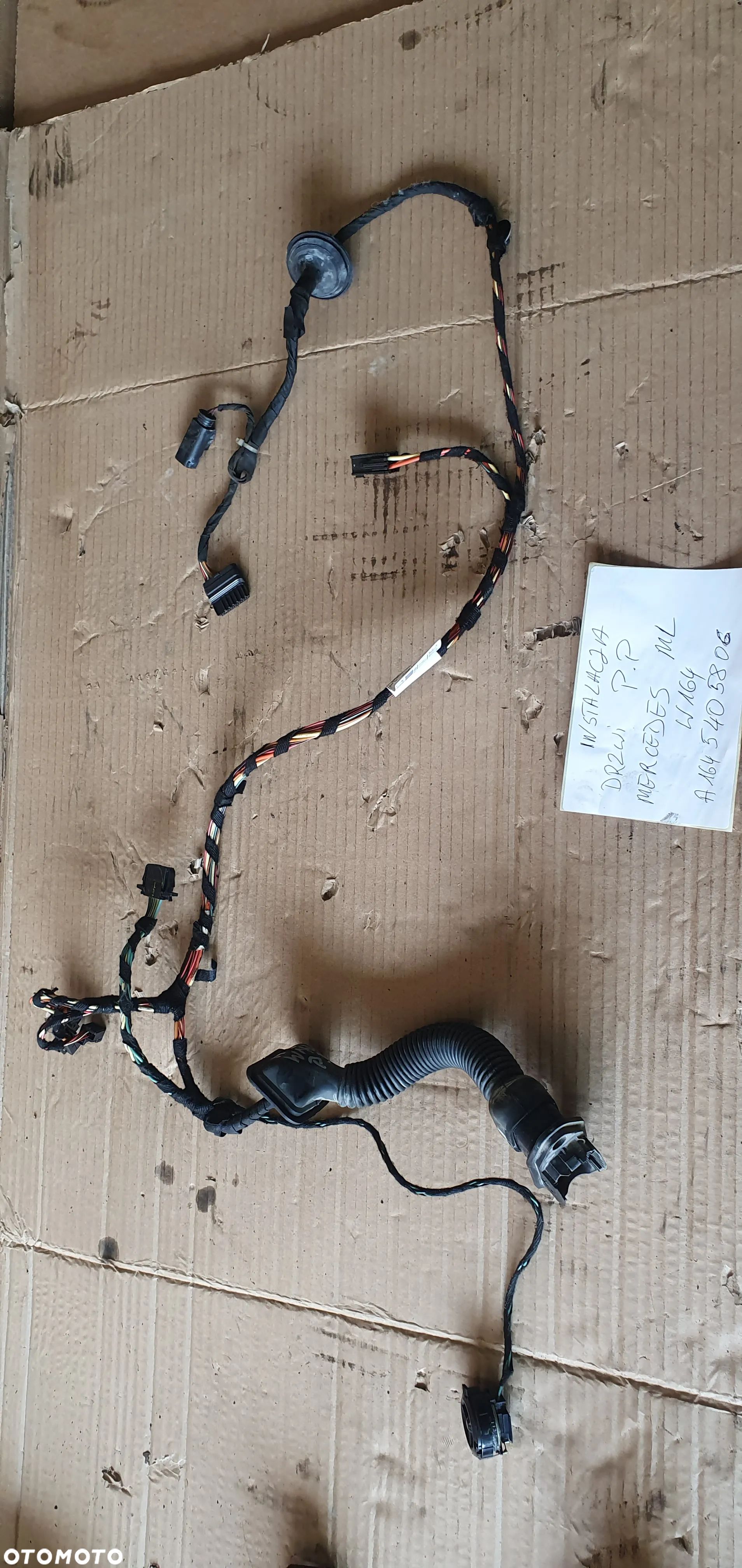Wiązka instalacja drzwi prawy przód Mercedes ML W164 A1645405806 - 1