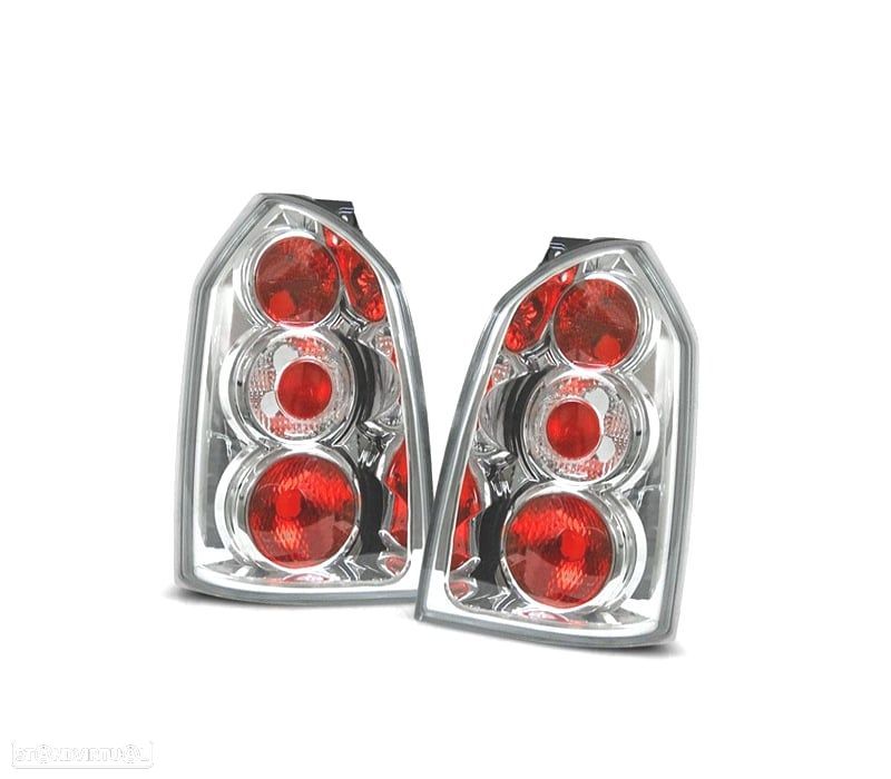 FAROLINS TRASEIROS HYUNDAI TUCSON 04-10 CROMADO - 1