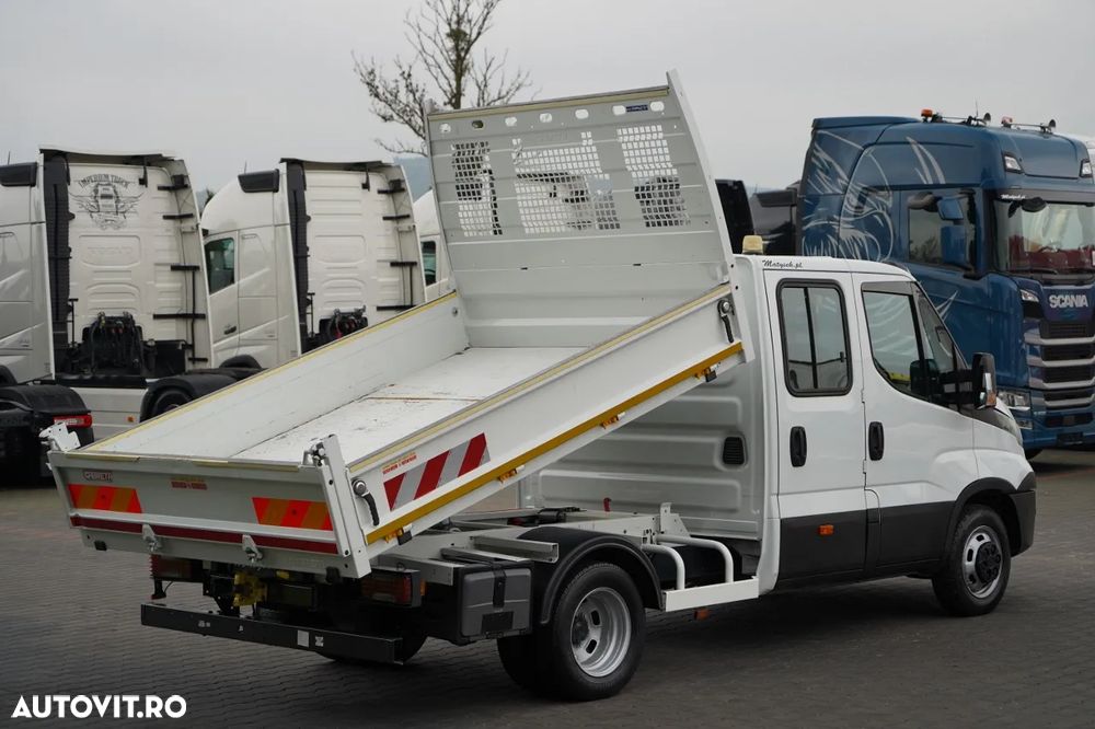 Iveco DAILY 35-140 / BASCULATOR / CU TRACȚIE MÂNĂ / DOUĂ TRACȚII / MANUAL / 6 LOCURI / - 7