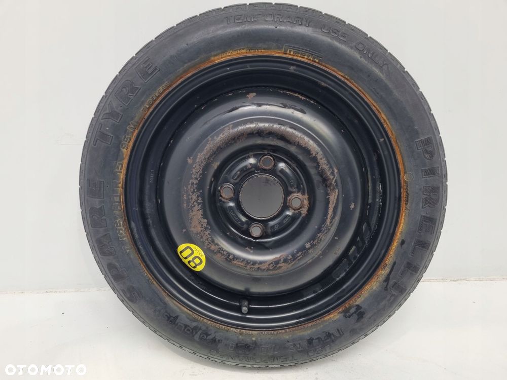 KOŁO DOJAZDOWE 125/80 R15 98AB-NA 2150836 4x108 Ford Fiesta Mk5 Mk6 - 2