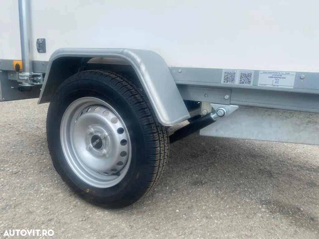 Niewiadow Remorca auto 750kg/Furgon/Carosata 205/117/150 - 7