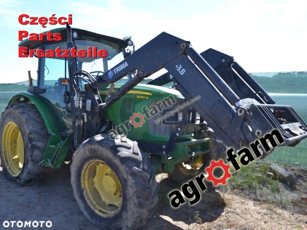John Deere 5080M części, skrzynia biegów, silnik - 1