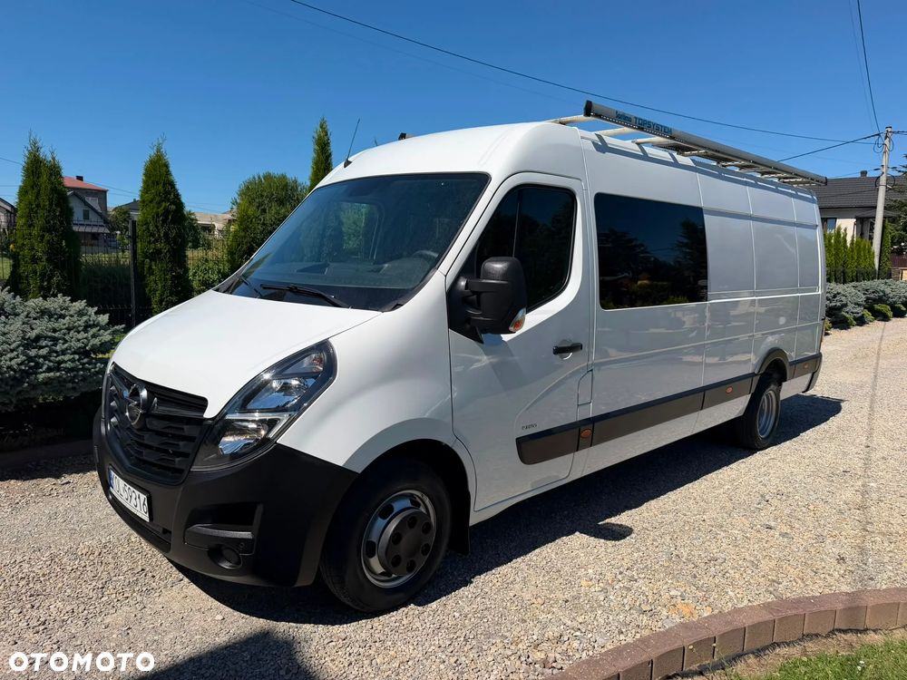 Opel Movano L4H2 Na bliźniaku HAK Bagażnik dachowy + drabinka Klima Tempomat Czujniki Kamera cofania Holenderka - 1