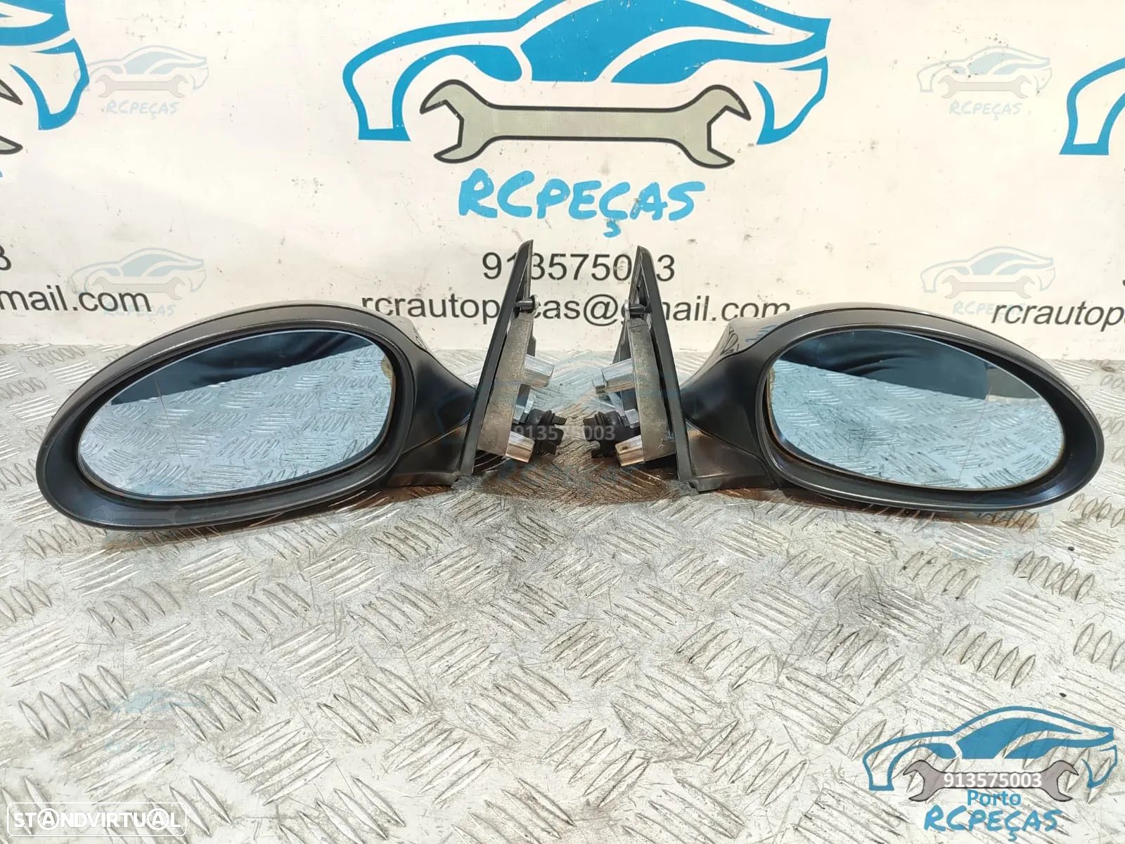 Espelhos Retrovisores Esquerdo + Direito BMW Serie 1 E87 - 51167268305 | 7268305 | 51167268306 | 7268306 - Aquecido | Eletrico | Espelho | Retrovisor - 1