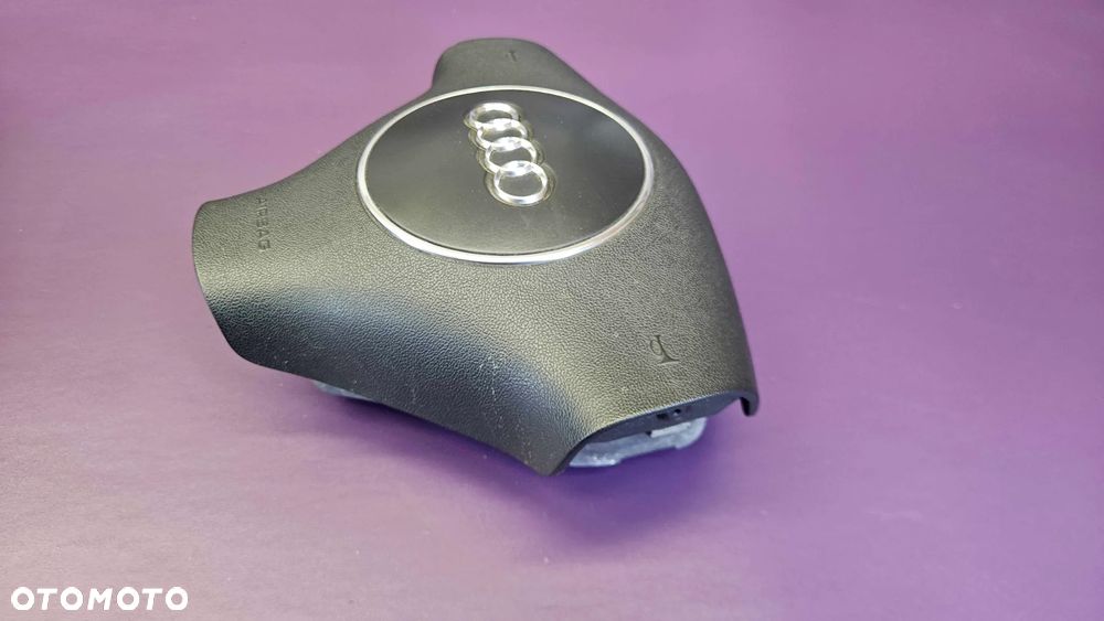 Kierownica Trzy 3 Ramienna Czarna Skóra Soul Air Bag Poduszka Kabel Wtyczka AUDI A4 B6 B7 - 35