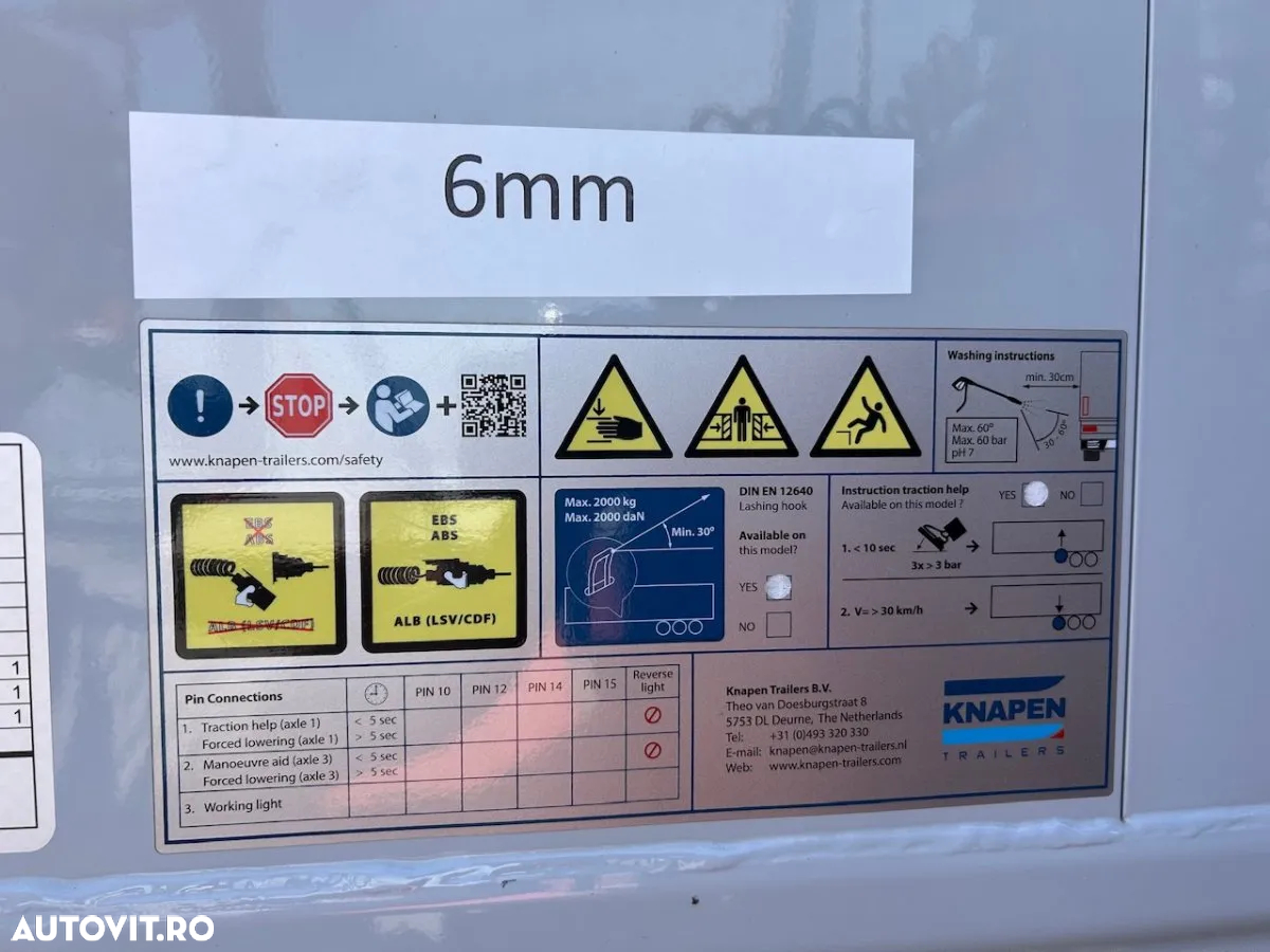 Knapen Trailers Walking Floor, 2023, Jante Al,7700 kg, Factura externa - 23
