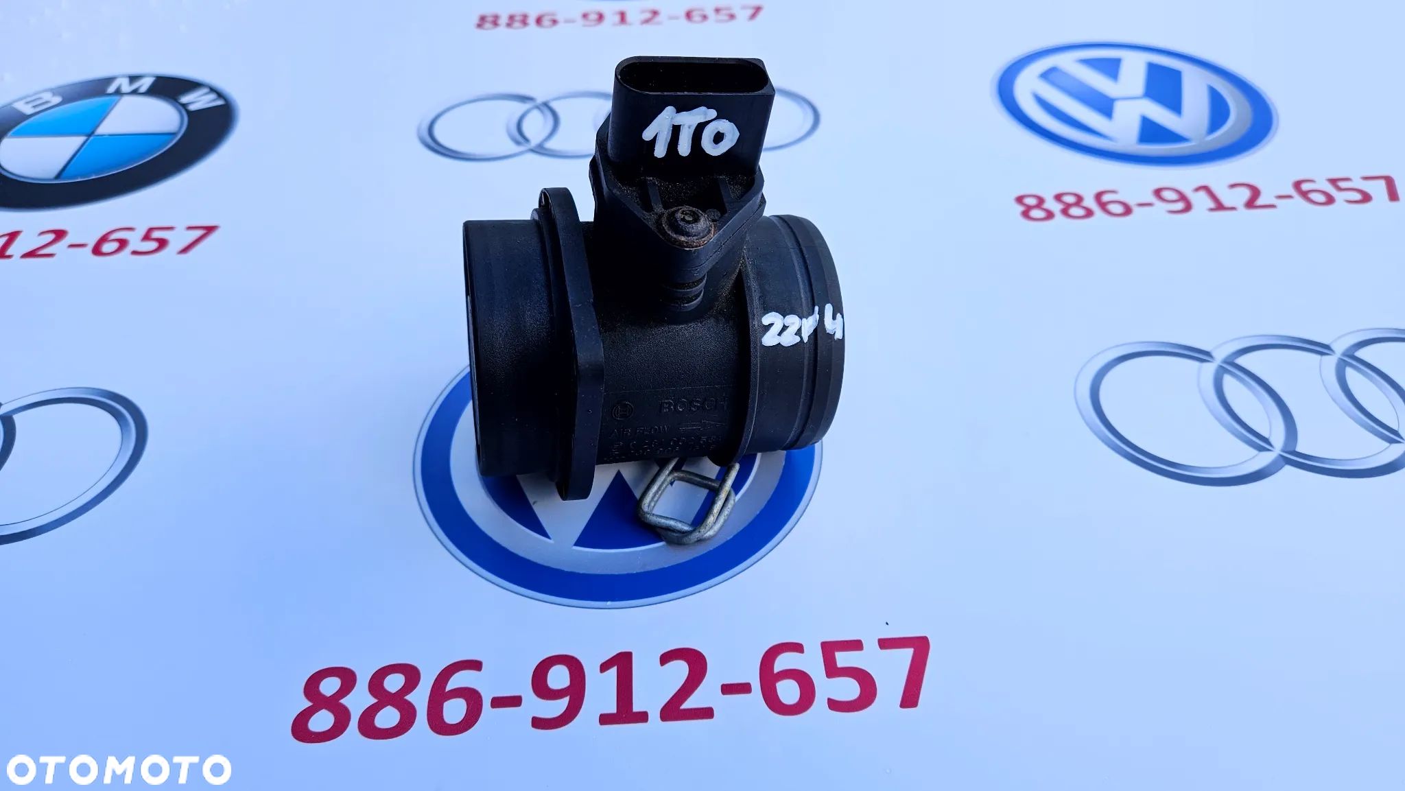 VW Touran I 1T0 2007-2010 1.9 TDI 105 KM BLS Przepływomierz 038906461B BOSCH - 1