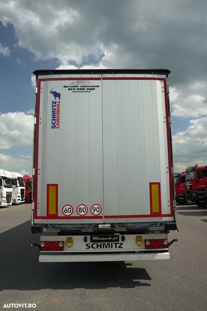 Schmitz Cargobull CORTINĂ / AXĂ RIDICATĂ / ACOPERIȘ RIDICAT / CONTENIER PENTRU PALEȚI - 12