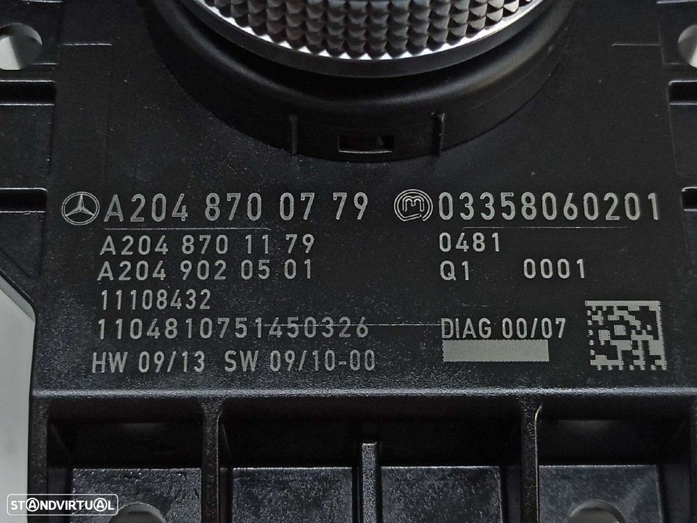 COMANDOS MULTIFUNÇÕES MERCEDES CLASE C (W204) FAMILIAR 220 T CDI BLUEEFFICIENCY... - 5