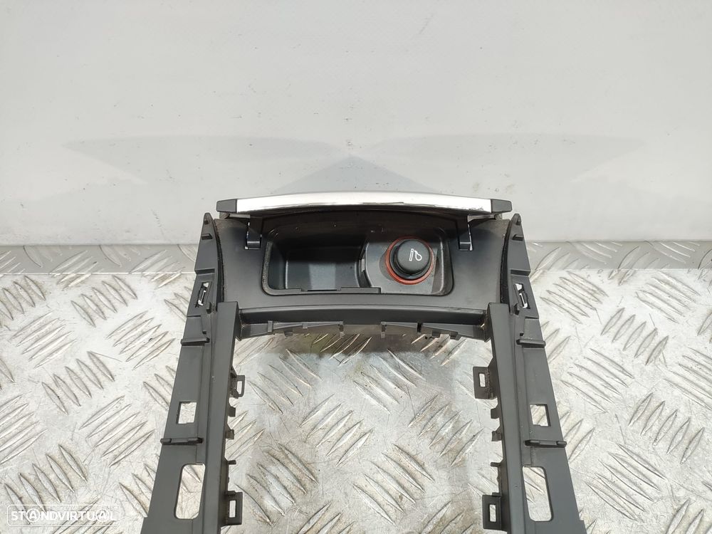 Consola Central Original Citroen DS5 Com Comutador Abertura De Vidros Travão Elétrico Cinzeiro - 13