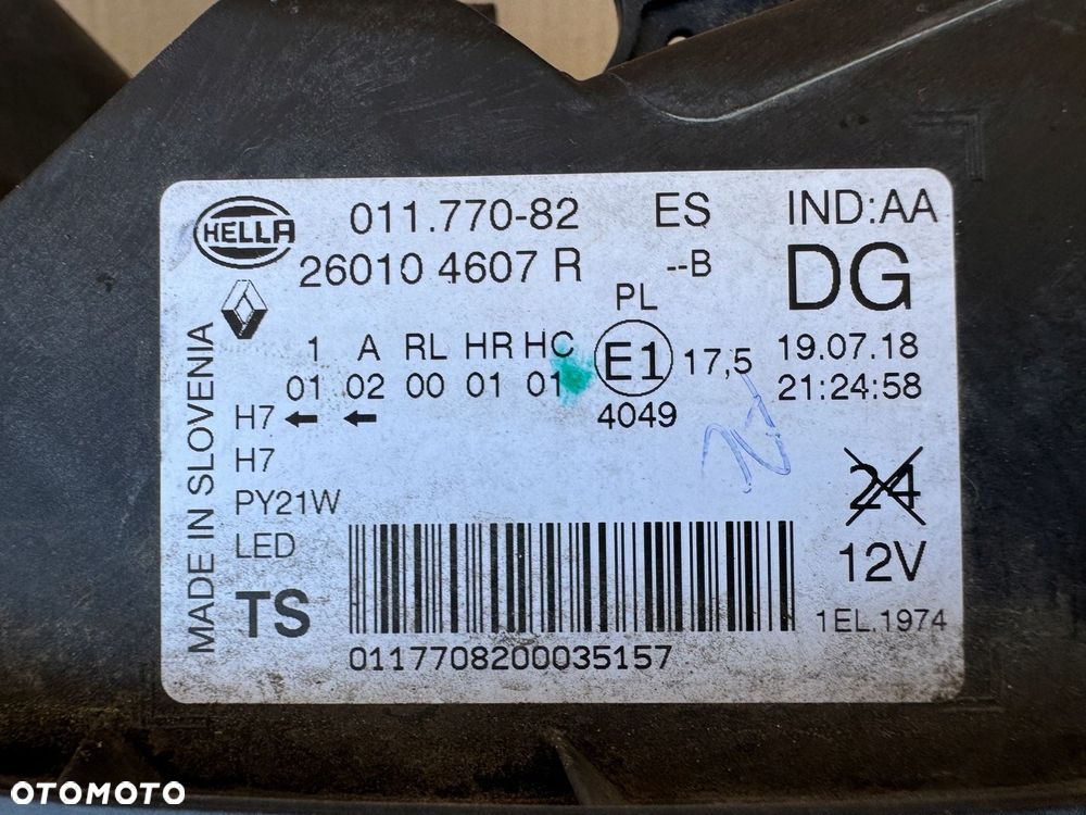 LAMPA RENAULT KADJAR I 2015-2018 PRAWA PRZÓD PRZEDNIA - 5