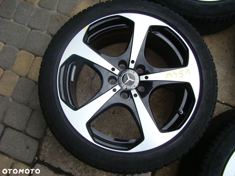 a451 5x112 Mercedes Benz w205 przód 7,5jx18 tył 8,5Jx18 zima czujnik - 3