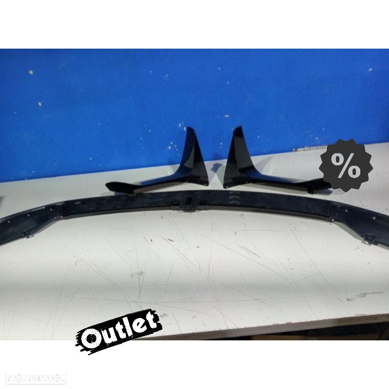 C011011C1 SPOILER LIP FRONTAL BMW F80 M3 F82 F83 M4 14- PRETO BRILHANTE - 4