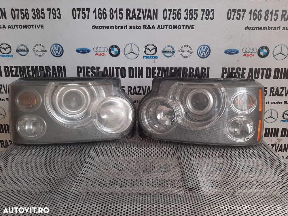 Faruri Far Stanga Dreapta Bixenon Land Rover Range Rover Vogue An 2005-2006-2007-2008-2009 L322 Vol - 1