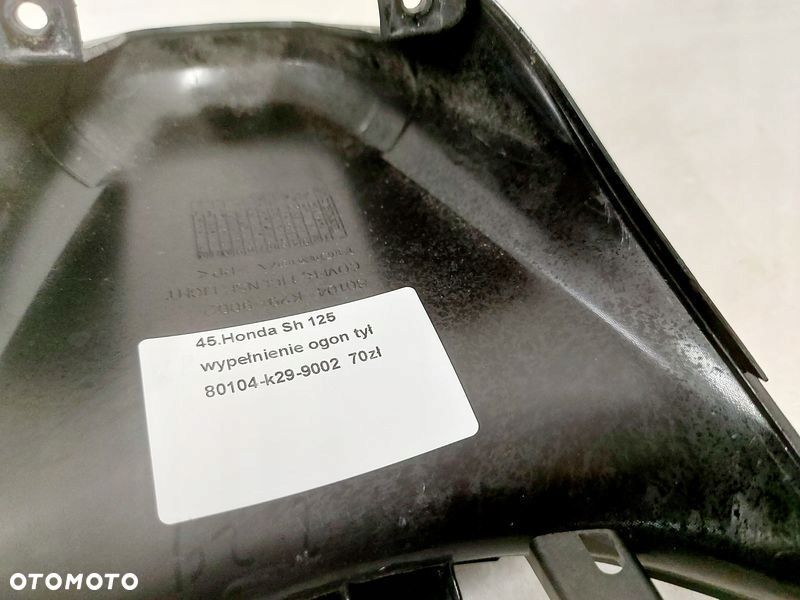 honda sh125 wypełnienie ogon tył 80104-k29-9002 - 4
