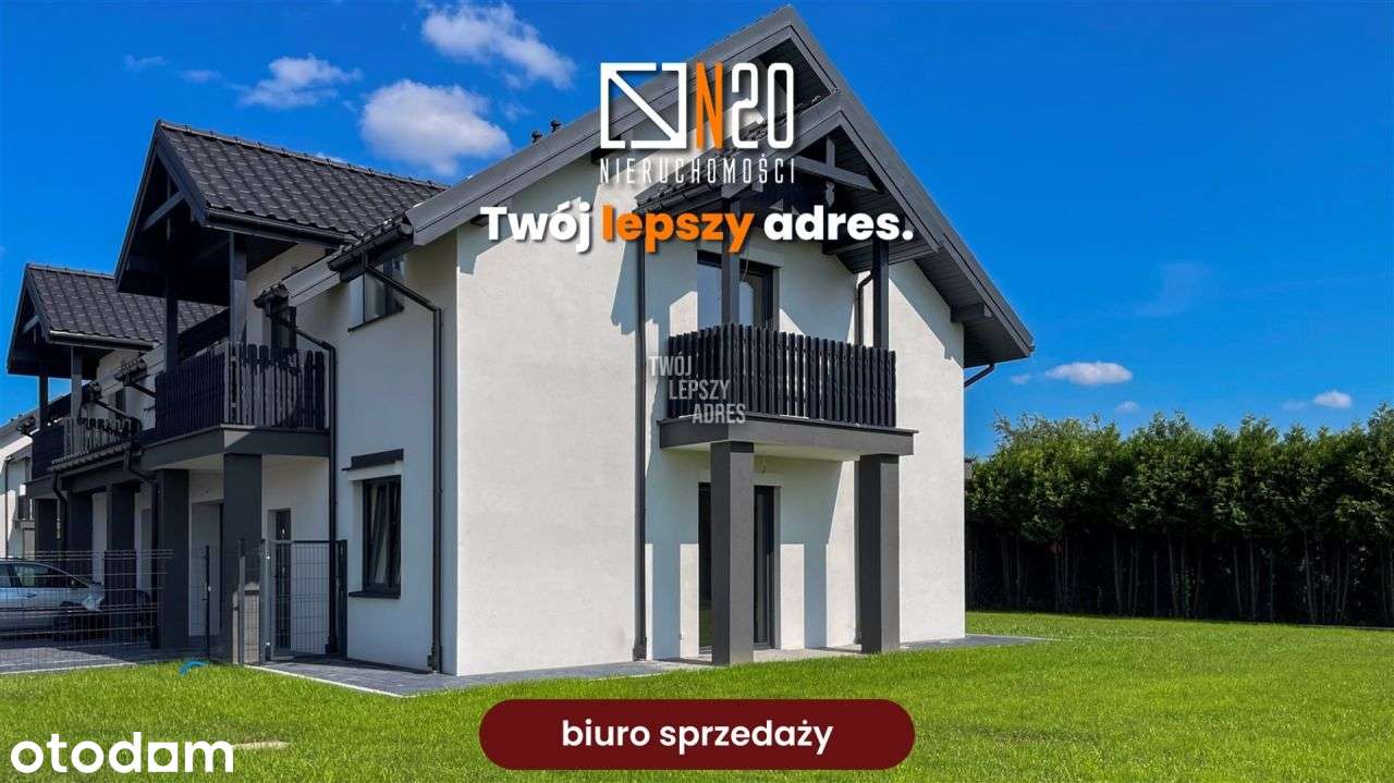 Dom bliźniak 5 pok.z garażem, 5ar działka- Kostrze