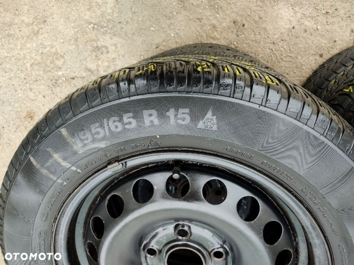 5x112 Felgi stalowe 15 Koła Zimowe VW GOLF CADDY TOURAN AUDI A4 B5 A3 8P SEAT LEON TOLEDO SKODA OCTAVIA - 4