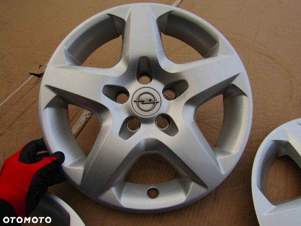 4x Kołpaki 16 Strukturalne Opel Astra H III Zafira B Vectra C Meriva A B - 12