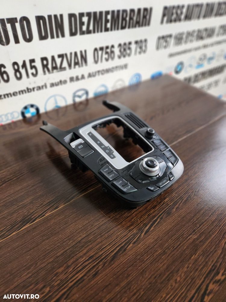 Consola Centrala MMI Volan Stanga Audi A5 8T A4 B8 Completa Cod 8T0919609F Dezmembrez Audi A5 8T 2.7 Tdi Euro 5 Motor CGKA Cutie Automata MMW Bixenon Volan Stanga - Dezmembrari Arad - 3