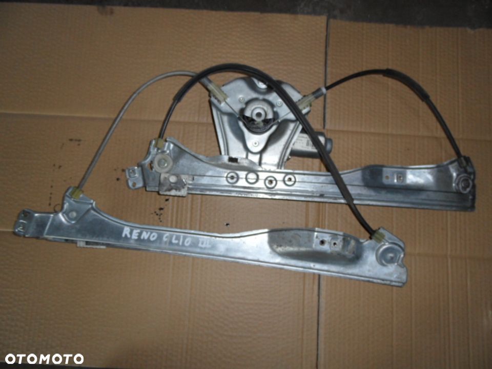 MECHANIZM PODNOSNIK OPUSZCZANIA SZYBY LEWY PRZOD CLIO III 3D/5D