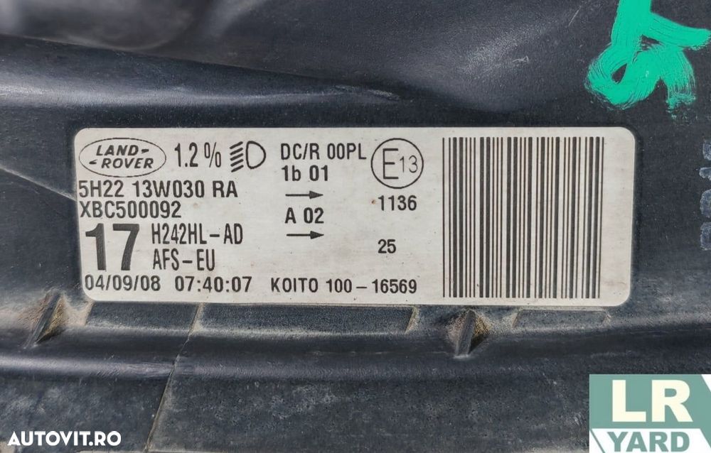 Far stanga LHD DISCOVERY 3 2005-2009 XBC500092 5H22-13W030-RA - 2