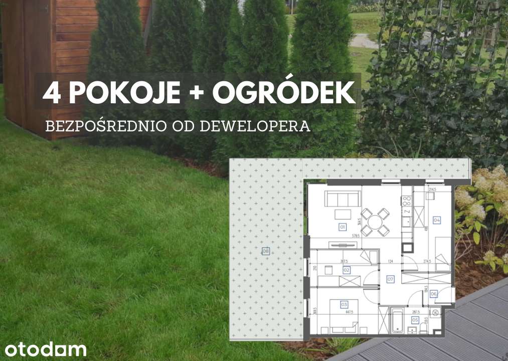 OGRÓDEK 55M2 / Super rozkład / Zostaw wiadomość!