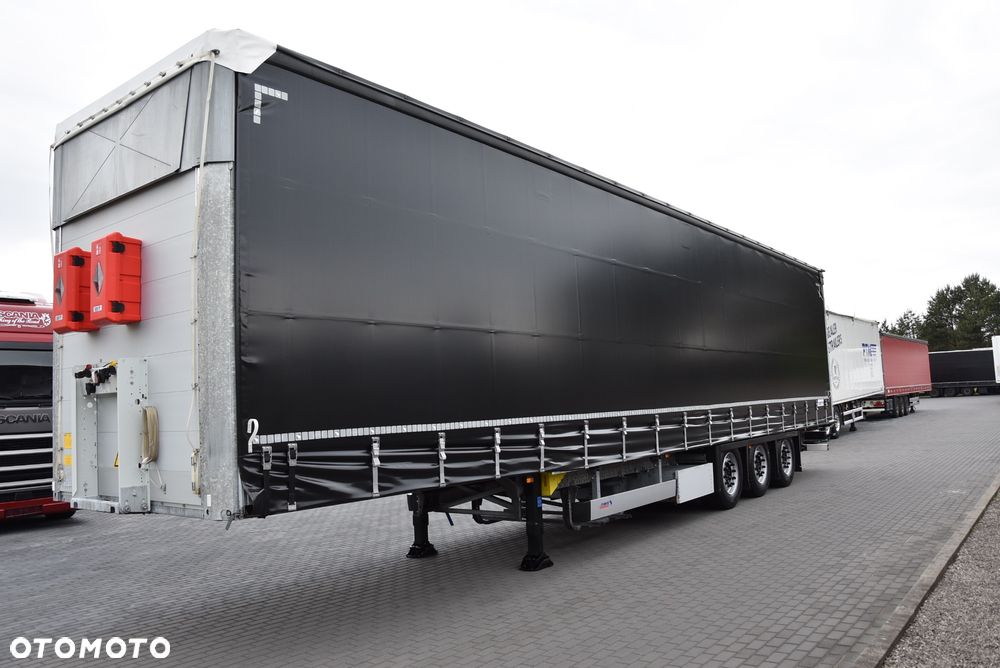 Schmitz Cargobull VARIOS SYSTEM BDE / FIRANA / OŚ PODNOSZONA / SŁUPKI ROZSUWANE  / MAŁA PALECIARA / NOWE OPONY / STAN JAK FABRYCZNIE NOWY ! ! ! - 2