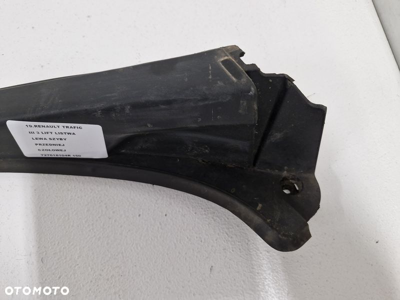 renault trafic iii 3 lift listwa lewa szyby przedniej czołowej 727618104r - 4