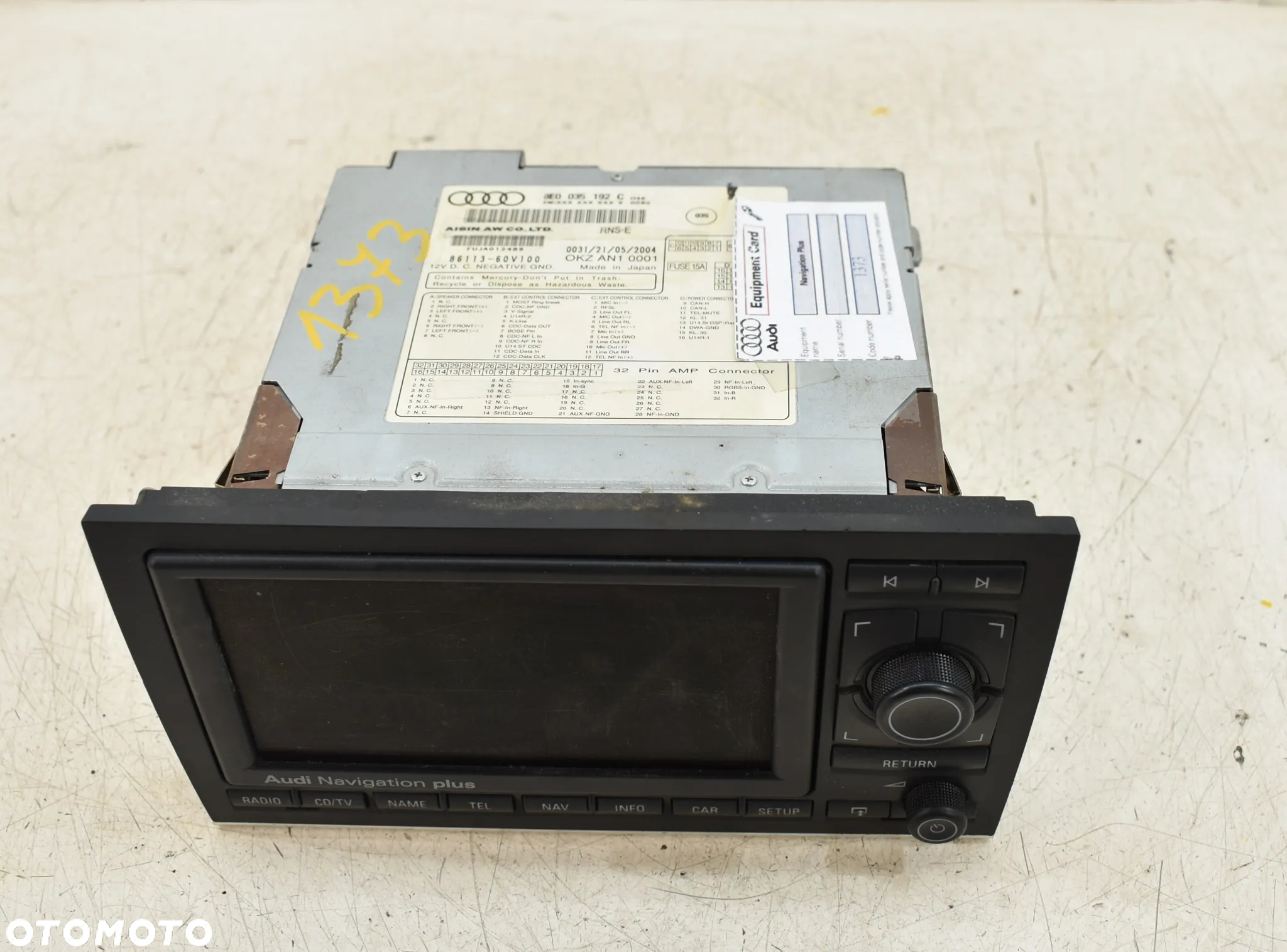 RADIO NAWIGACJA PLUS RNS-E Z KODEM AUDI A4 B7 8E0035192C - 4