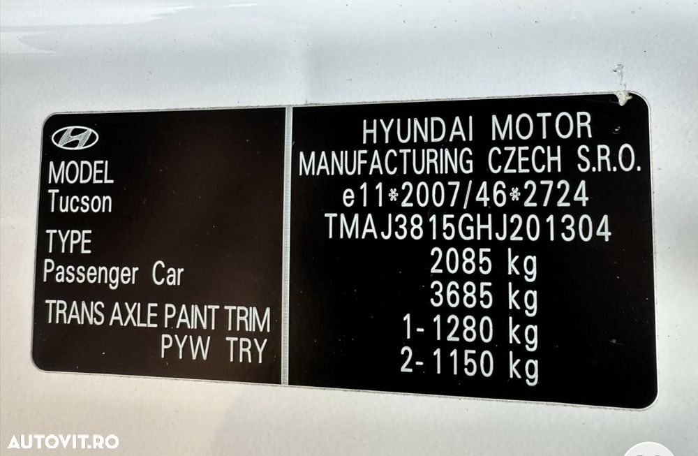 Hyundai Tucson blue 1.7 CRDi 2WD DCT Advantage - 15