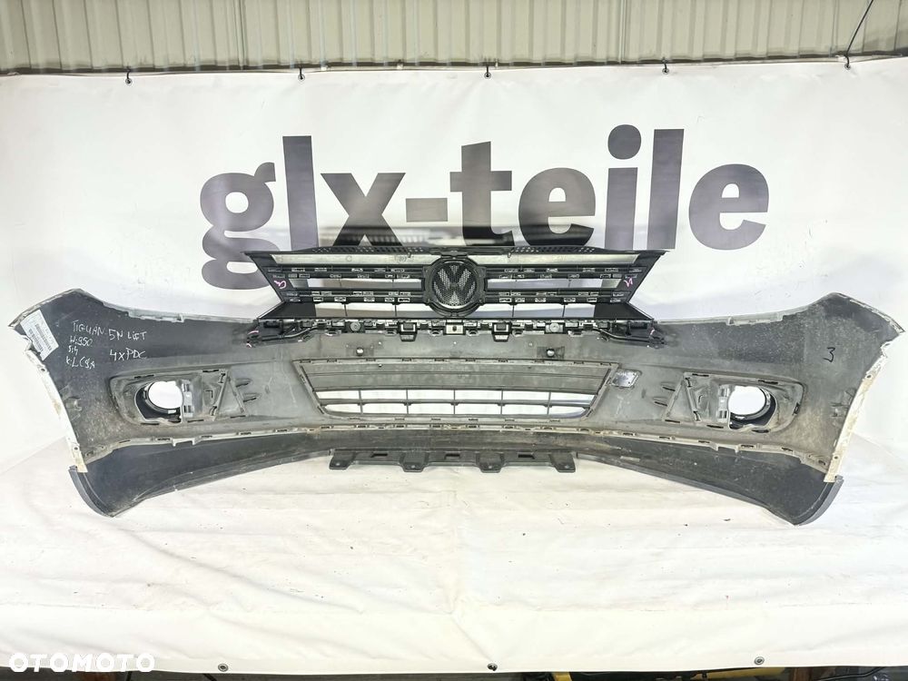 Vw Tiguan 5N Lift Zderzak Przód Przedni 4xPDC LC9A 11-15 5N0807221K - 9