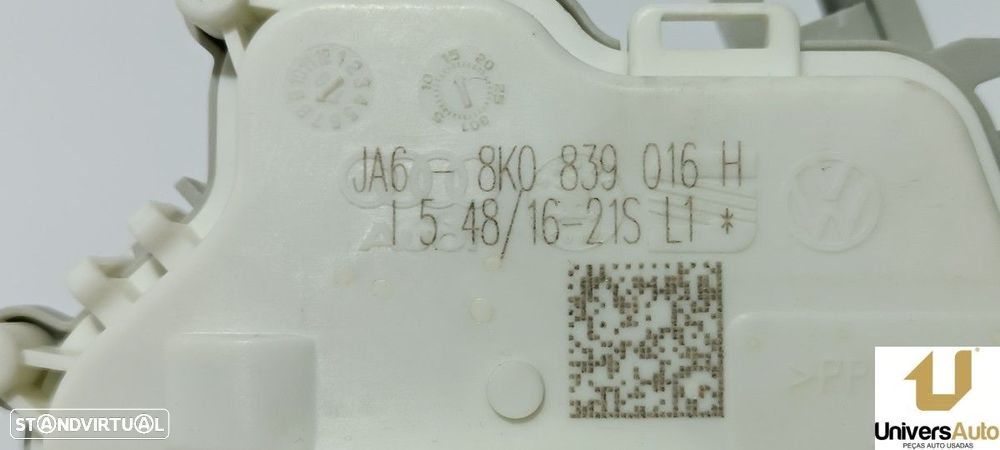 FECHADURA PORTA TRASEIRA DIREITA AUDI Q5 (8R) 2.0 TDI CLEAN DIESEL / ULTRA (110K... - 2