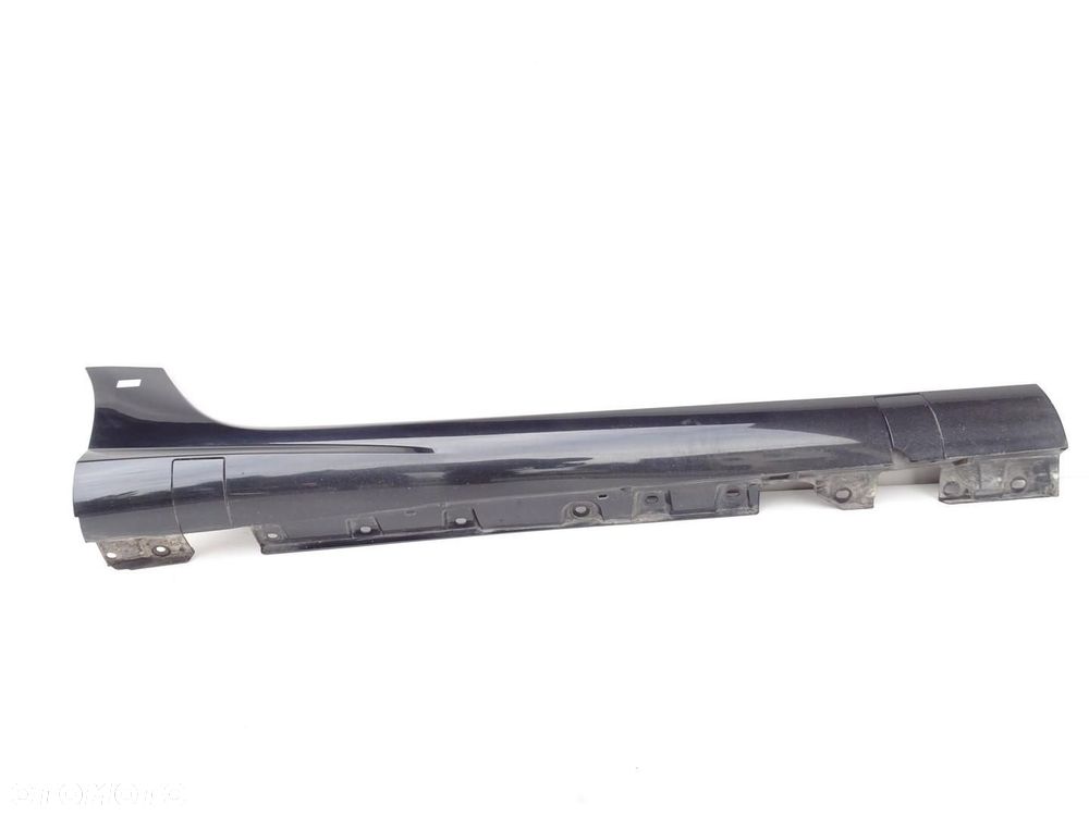 LISTWA PROGOWA NAKŁADKA PRAWA LAKIER 040 MERCEDES SLK R172 W172 AMG CZARNA - 2