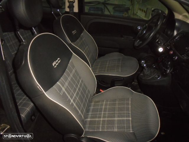 Carro MOT: 169A4000 CXVEL 55204040 C514513  552722C6 FIAT  500 2 FASE 2 2019 1.2I 69CV 3P PRETO GASOLINA - 5