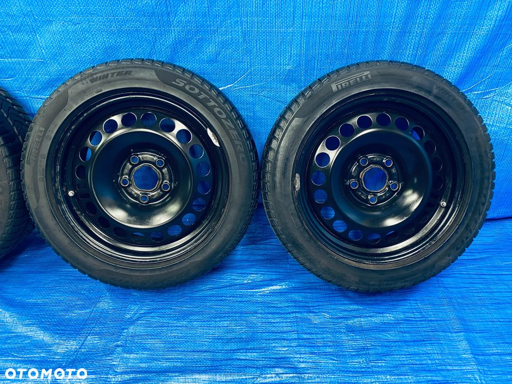 KOŁA 17 KOŁO FELGA STALOWE 17" 5X120 ; 67,1mm ET41 KOMPLET ; OPONY ZIMOWE ZIMA PIRELLI ; OPEL INSIGNIA A - 4