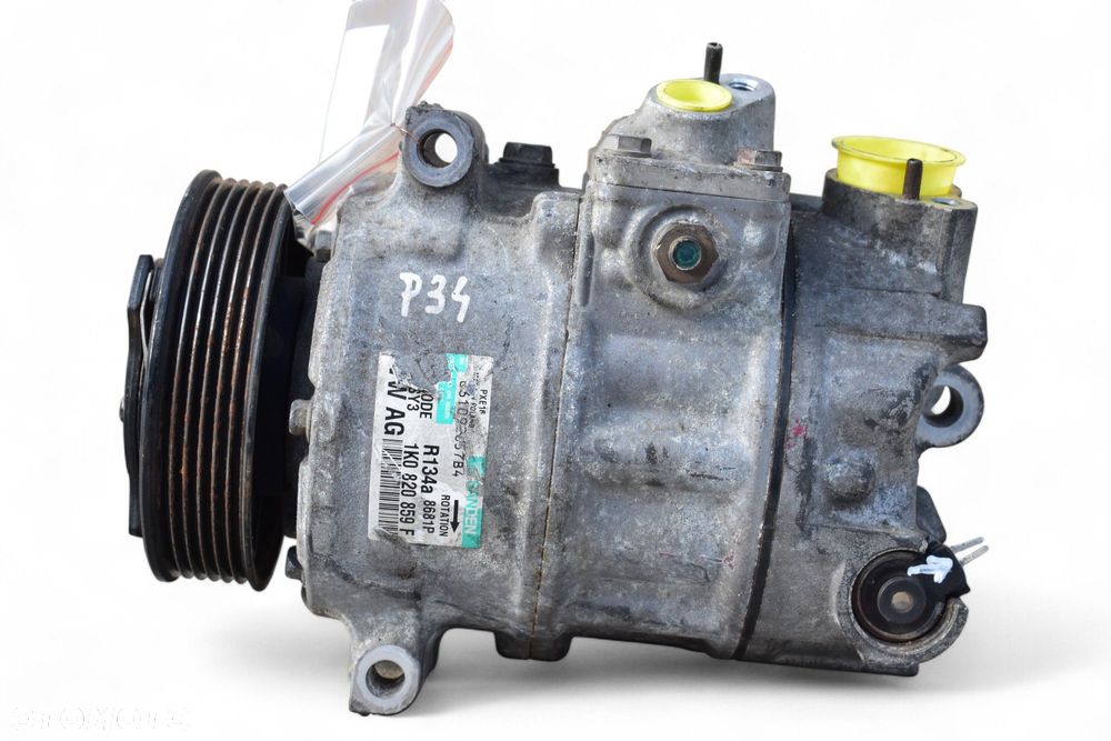Sprężarka Klimatyzacji GOLF V PASSAT B6 AUDI A3 8P 1.9 2.0 TDI 1K0820859F - 2