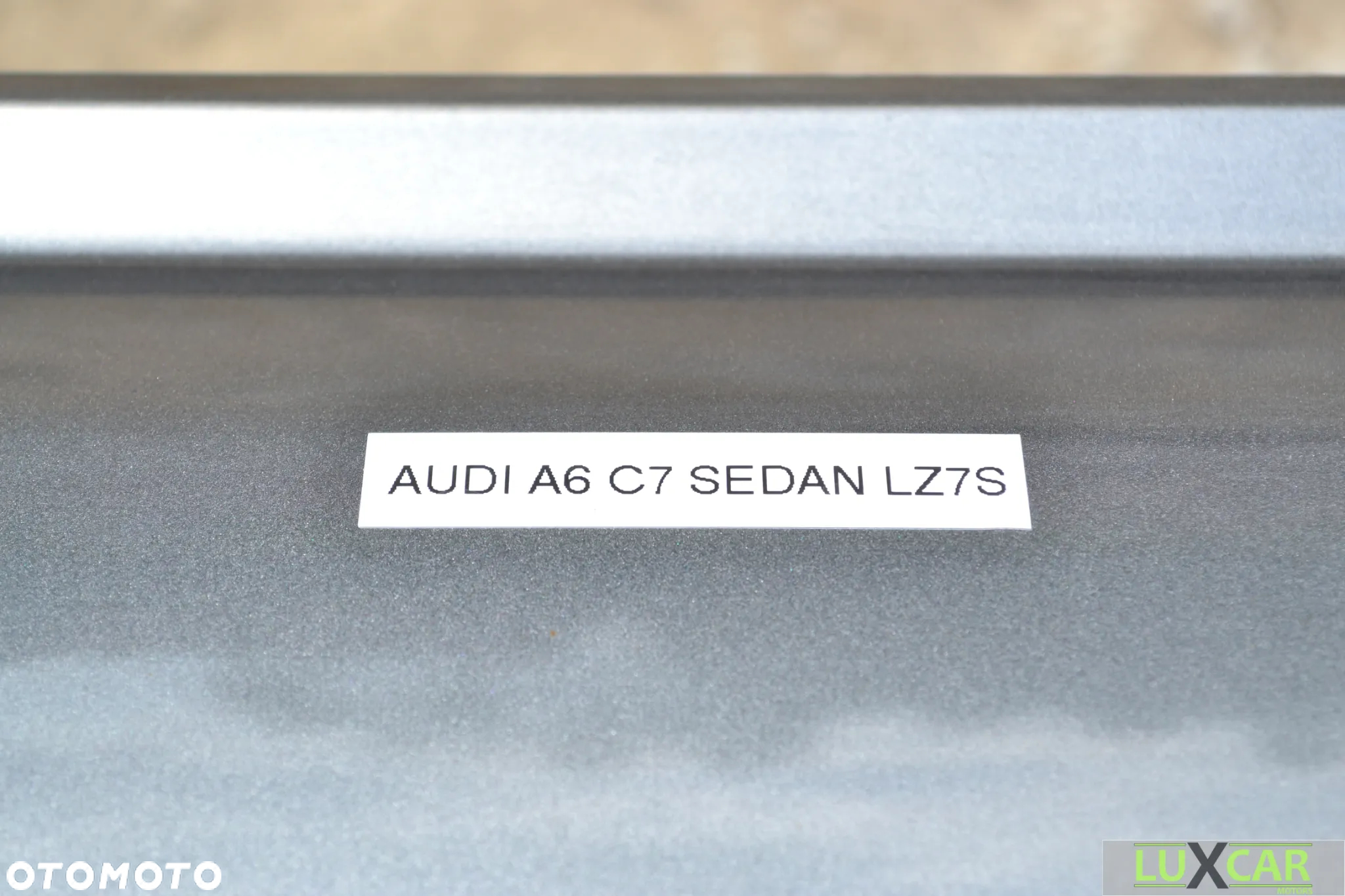 AUDI A6 C7 SEDAN S-LINE ZDERZAK TYŁ TYLNY SZARY LZ7S GORLICE - 7