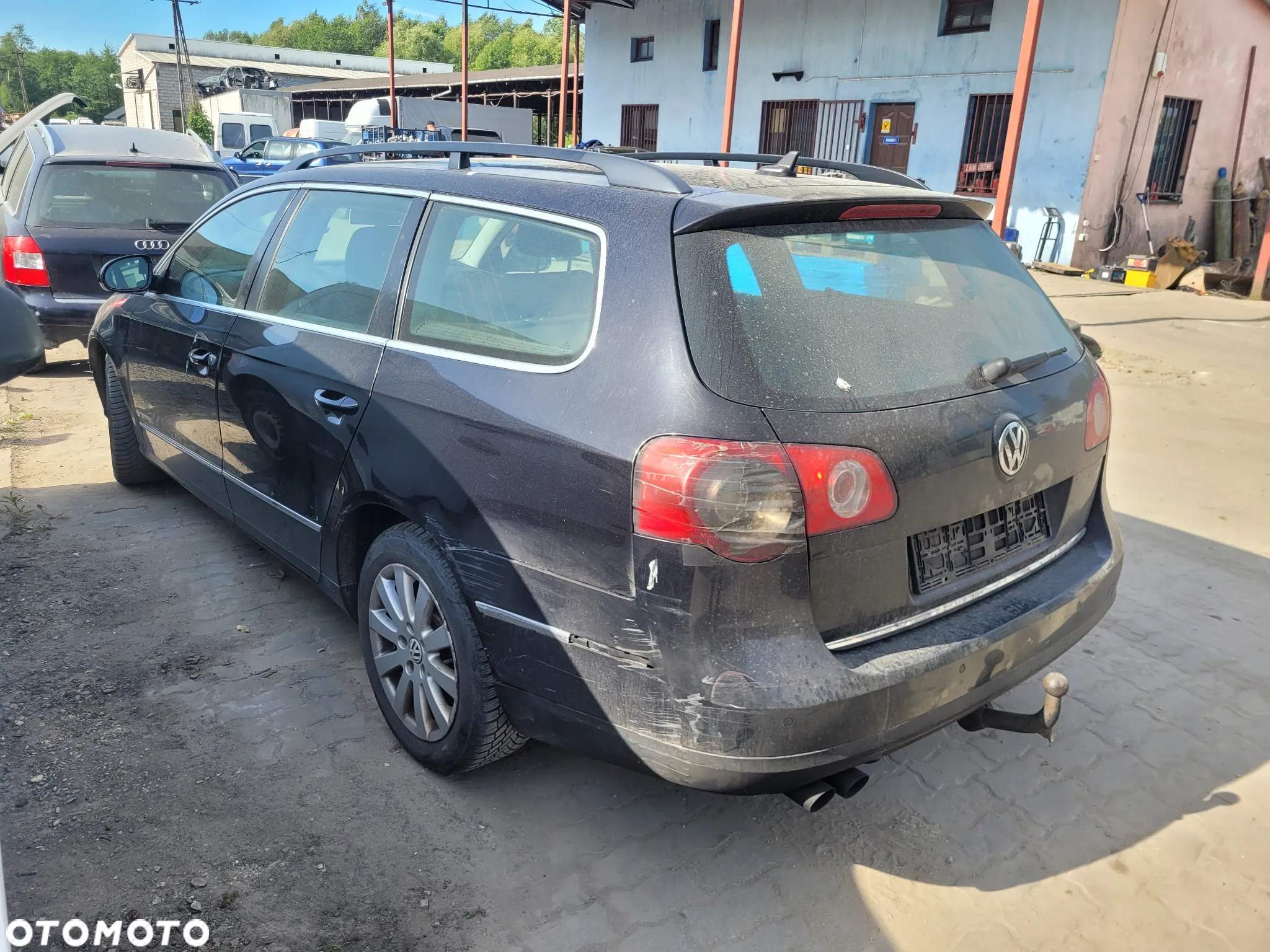 VOLKSWAGEN PASSAT B6 KOMBI LC9X maska pokrywa silnika klapa bagażnika zderzak lampa reflektor pas przedni stop lampy - 3