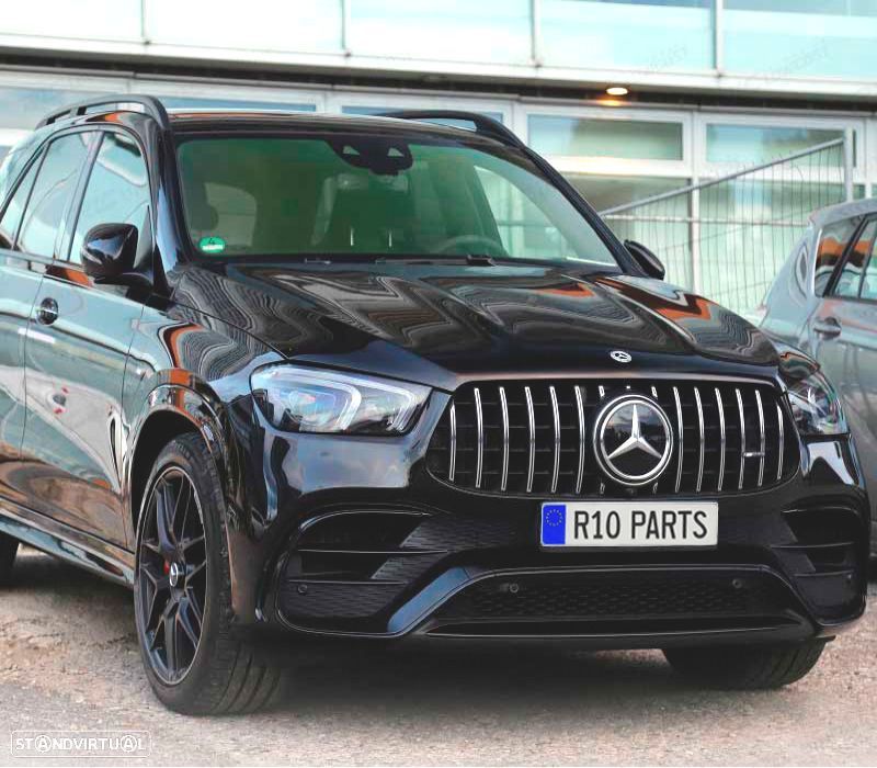 GRELHA FRONTAL MERCEDES W167 C167 LOOK GT 19-23 CROMADO - 3