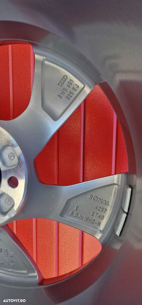 Roti NOI originale AUDI A4/A5/A3 Octavia/Superb,PASSAT,ARTEON,GOLF, 245 40r18 vara - 10