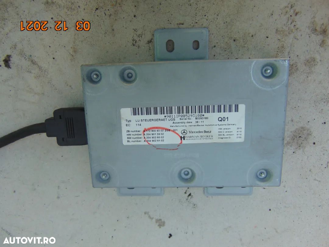 Modul interfata Multimedia Mercedes ML w166 GL x166 w204 w212 w218 W221 R197 modul navigatie - 1