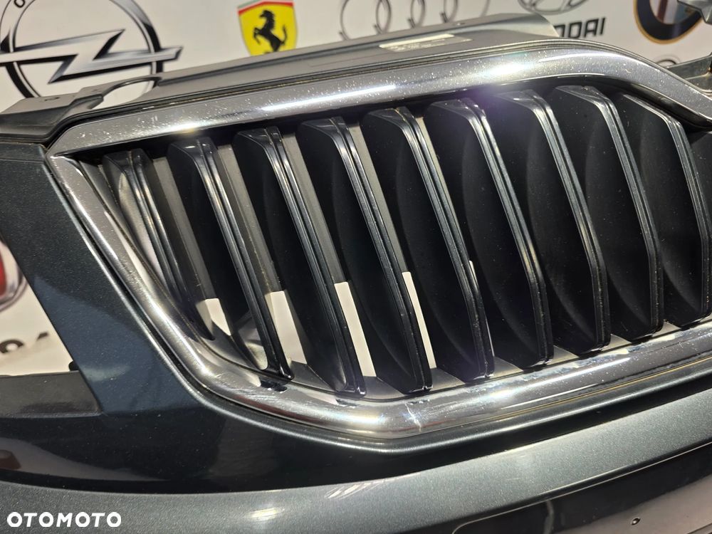 SKODA OCTAVIA III 3 SCOUT 5E0 12- ŁADNY ZDERZAK PRZEDNI PRZÓD , NA SPRYSKI + 4xPDC + GRILL + KRATKA ŚRODKOWA + SPOJLER , NR 5E0807221K , NR AUKCJI NZ1487 - 7