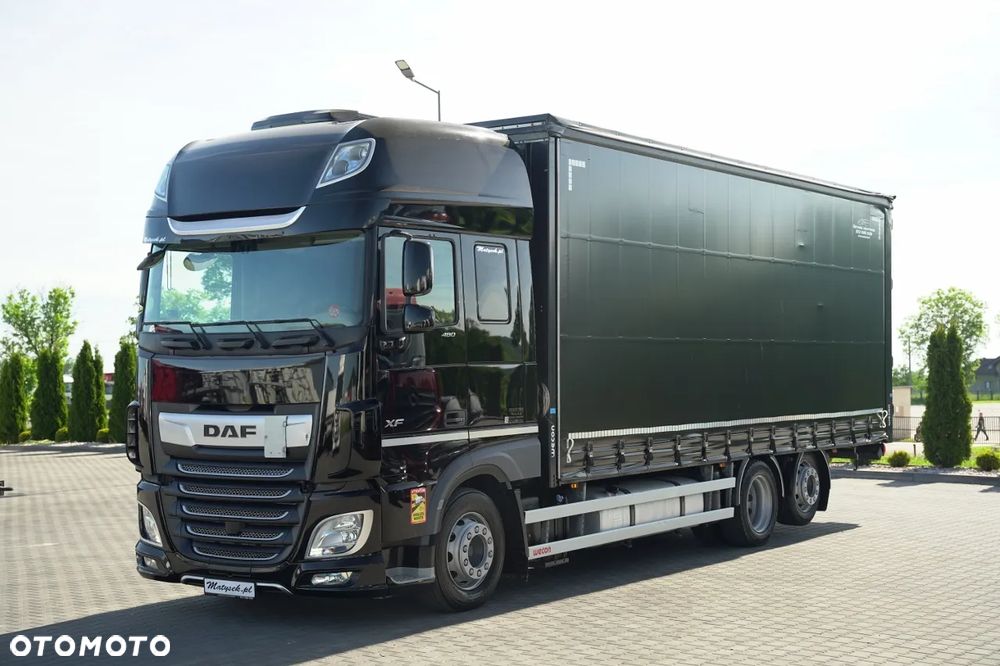 DAF XF 480 / FIRANKA 7,7 M / SSC / 6X2 / KLIMA POSTOJOWA / OŚ PODNOSZONA / - 2