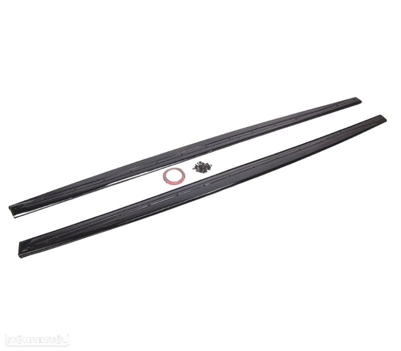 EMBALADEIRAS LATERAIS BMW F30 F31 LOOK M PERFORMANCE PRETO BRILHNTE - 1