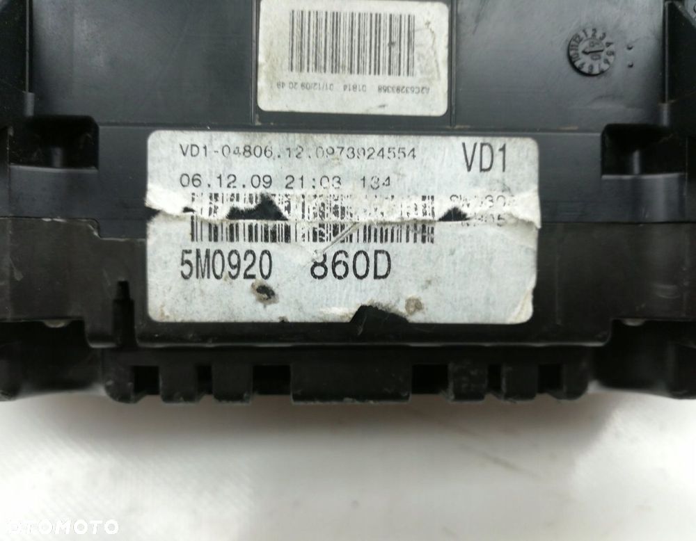 ZEGARY LICZNIK VW GOLF IV 5M0920860D - 4