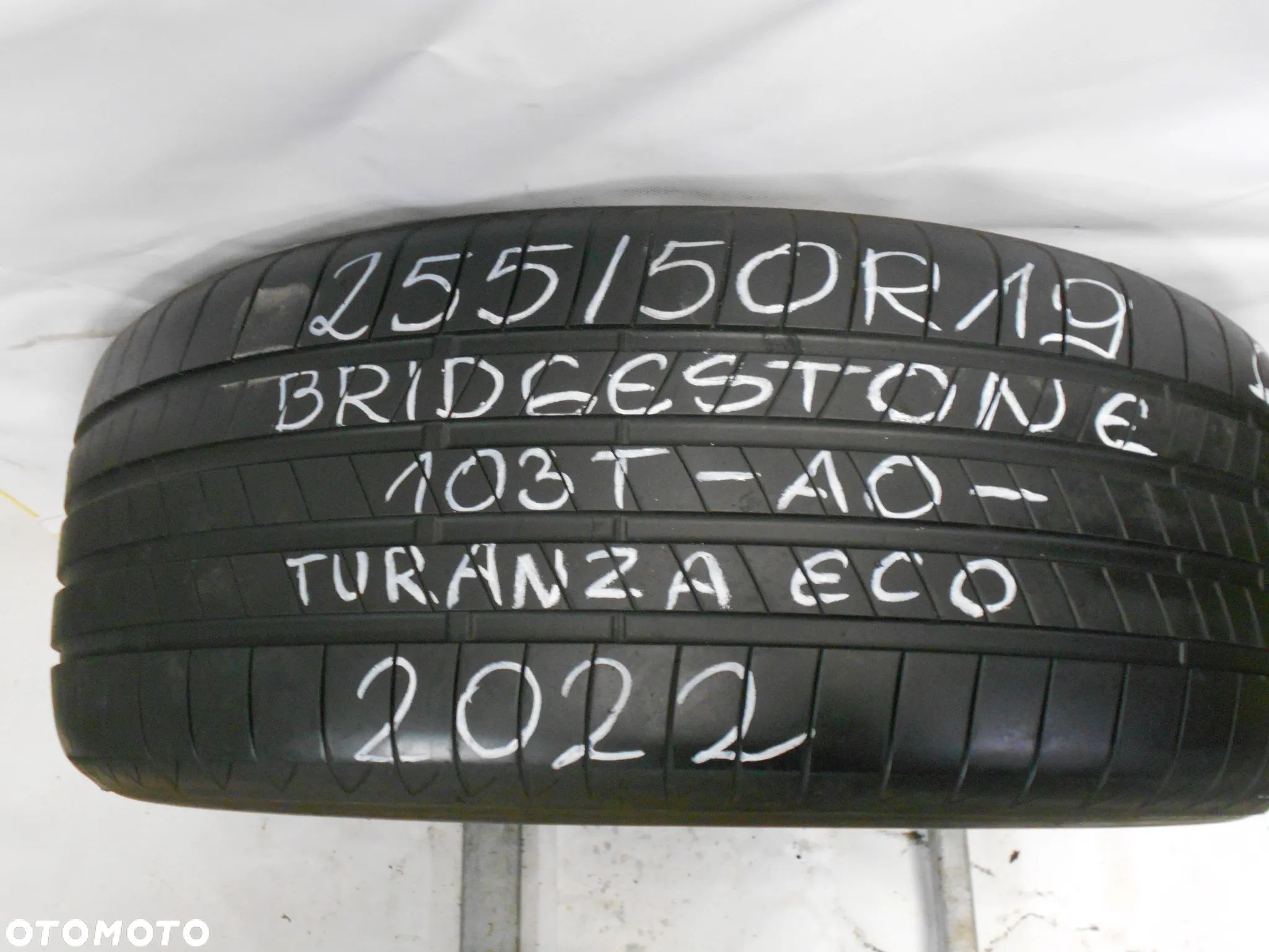 OPONA POJEDYNKA   255/50R19 BRIDGESTONE TURANZA ECO SEAL DOT  2022 6MM - 1