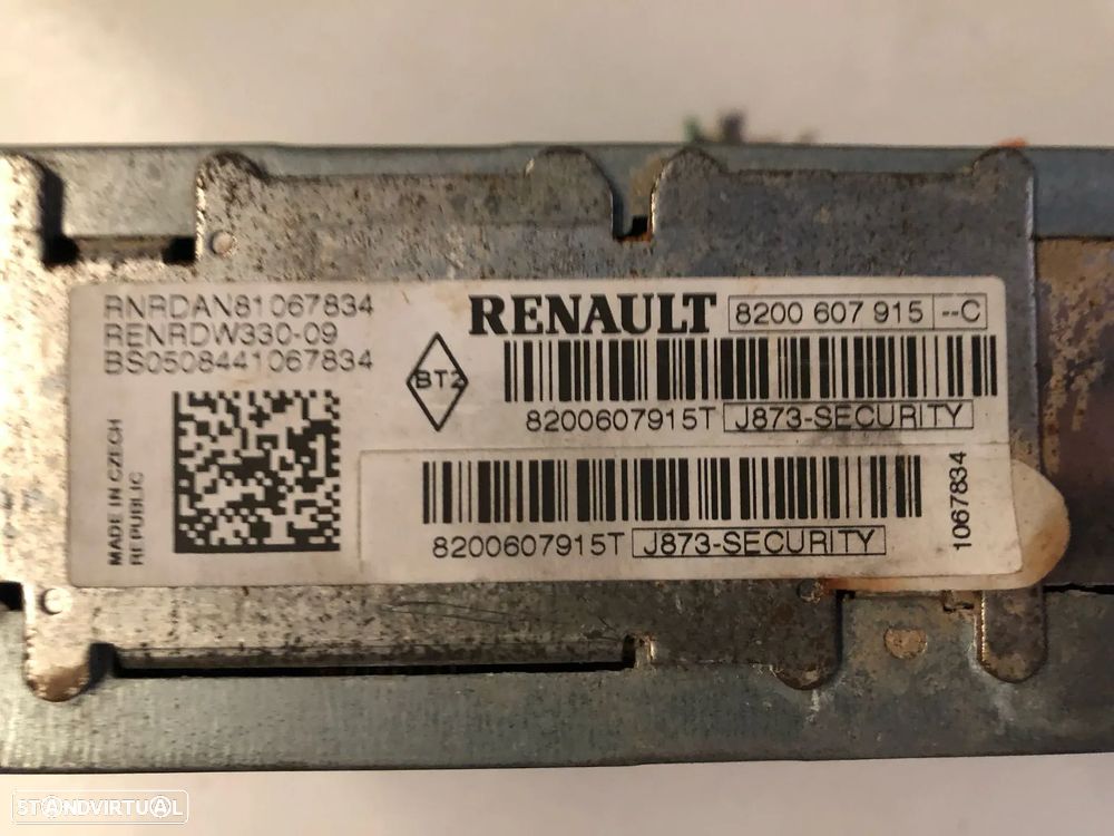 RENAULT CLIO III 3 AUTO RÁDIO - R052 - 4