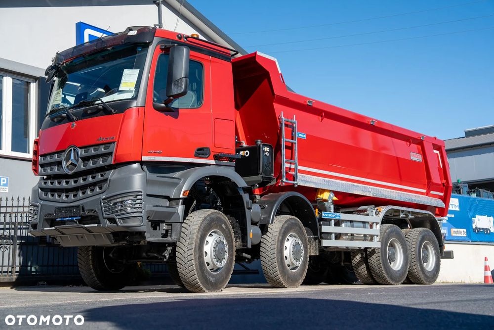 Mercedes-Benz Arocs 4148 AK 8x8 wywrotka tylnozsyp rynna KHKIPPER MEILLER - 1