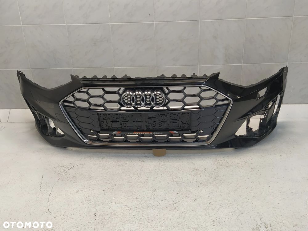 AUDI A4 B9 LIFT S-LINE 2019- ZDERZAK PRZÓD PRZEDNI GRILL ATRAPA CHŁODNICY PDC SPRYSKIWACZE ORYGINAŁ - 2