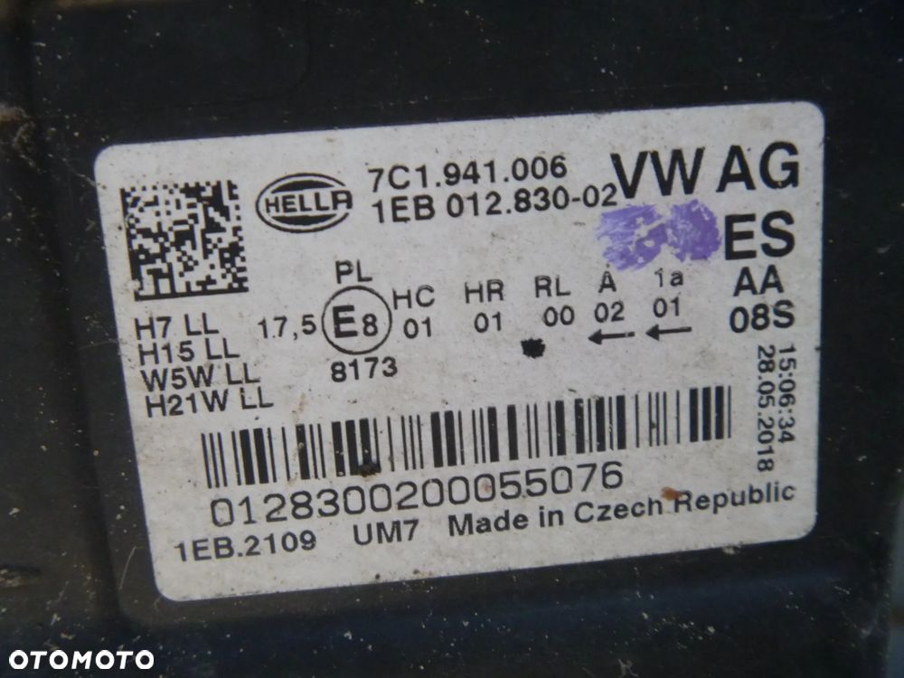 VW CRAFTER II MAN TGE LAMPA PRAWA ŁADNA ORYGINAŁ 7C1941006 EUROPA - 3